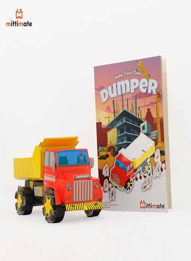 Mittimate Dumper Model Construction Book for Kids Age 8 to 12 Year Old I Make Your Own 3D Paper Model I Fun & DIY Craft Book for Children - Image 2